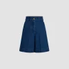 Bermudas in cotton denim
