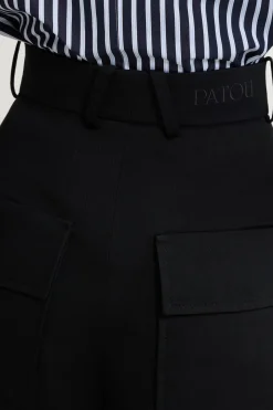 Bermudas in organic cotton gabardine