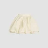 Bubble mini skirt in recycled faille