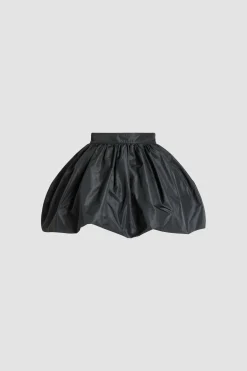 Bubble mini skirt in recycled faille