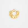Coin bracelet in gold-plated brass
