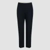 Cropped trousers in lightweight recycled nylon