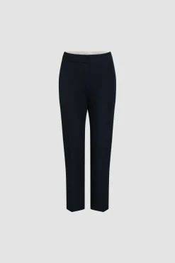 Cropped trousers in lightweight recycled nylon