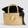 Iconic basket in raffia