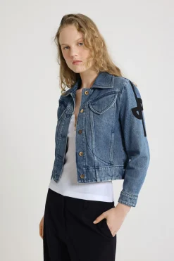 Iconic denim jacket in cotton