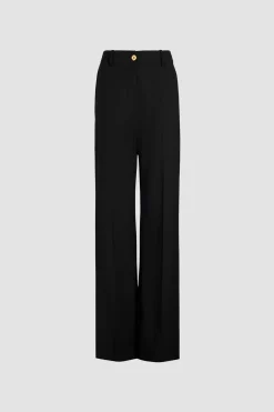 Iconic long trousers in organic cotton gabardine