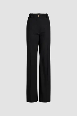 Iconic long trousers in virgin wool