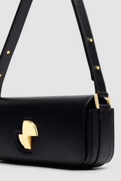 Le Lock Baguette bag in leather