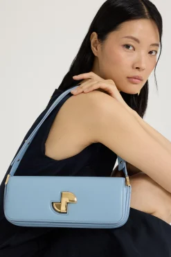 Le Lock Baguette bag in leather
