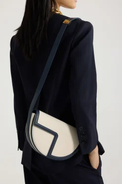 Le Patou bag in leather and canvas