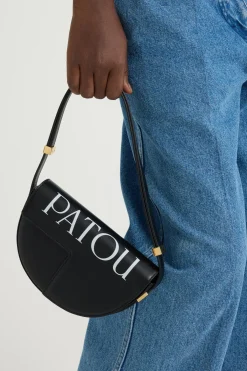 Le Petit Patou logo bag in leather