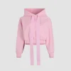 Medallion hoodie in organic cotton