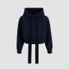 Medallion hoodie in organic cotton