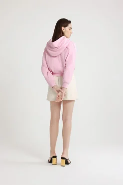 Medallion hoodie in organic cotton