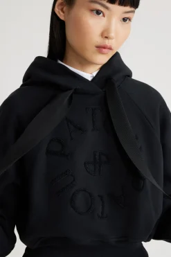 Medallion hoodie in organic cotton