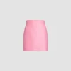Mini skirt in lightweight organic cotton tweed