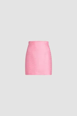 Mini skirt in lightweight organic cotton tweed