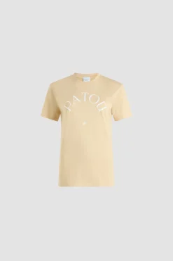Patou logo and JP monogram t-shirt in organic cotton