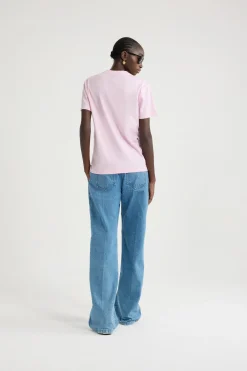 Patou logo and JP monogram t-shirt in organic cotton