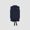 Patou logo embroidered sleeveless sweatshirt in organic cotton