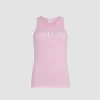 Patou logo tank top in organic cotton
