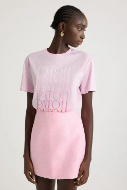 Patou logo t-shirt in organic cotton