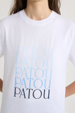 Patou logo t-shirt in organic cotton