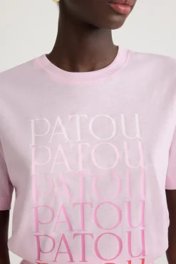 Patou logo t-shirt in organic cotton