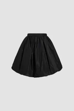 Recycled faille bubble skirt
