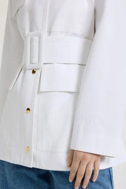 Safari parka in organic cotton gabardine