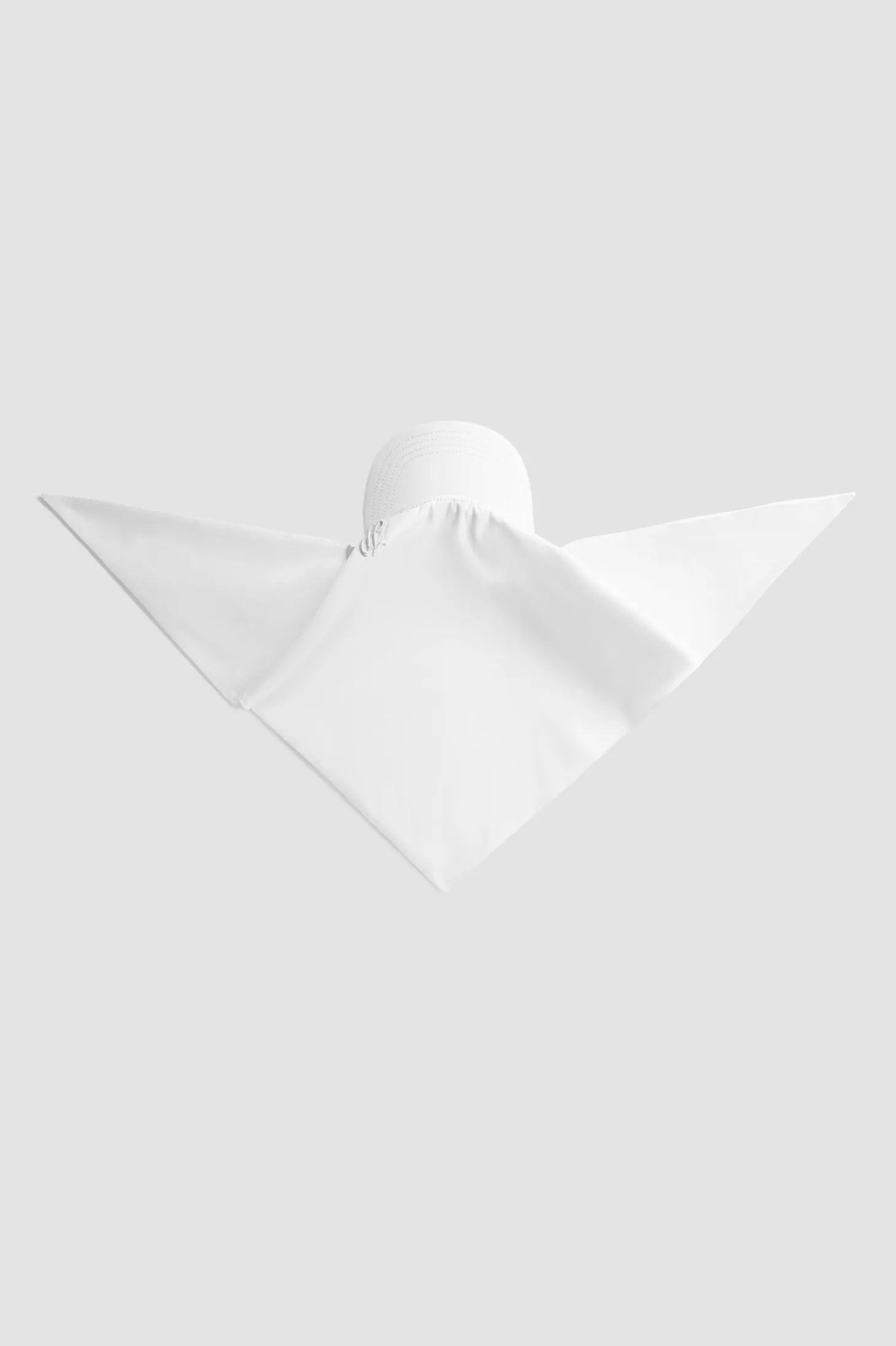 Scarf cap in organic cotton poplin