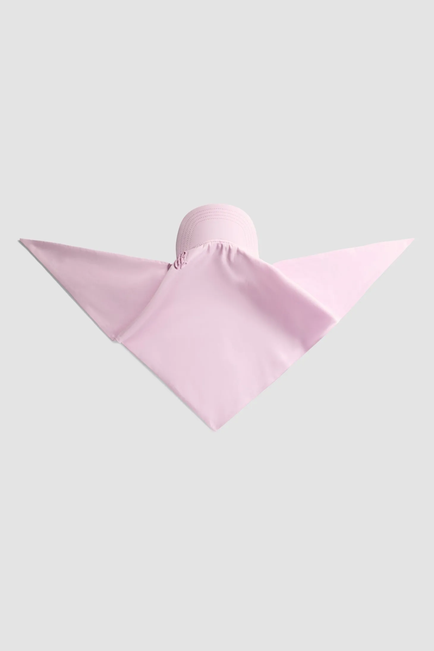 Scarf cap in organic cotton poplin