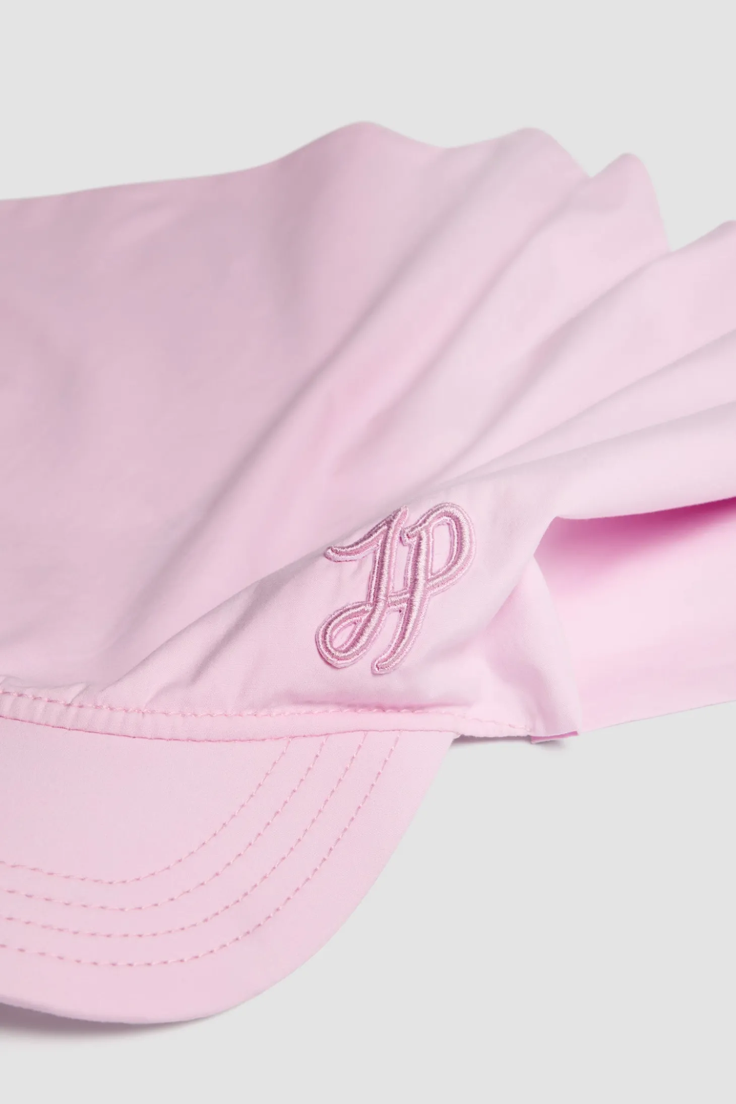 Scarf cap in organic cotton poplin