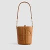 Small JP bucket bag in leather