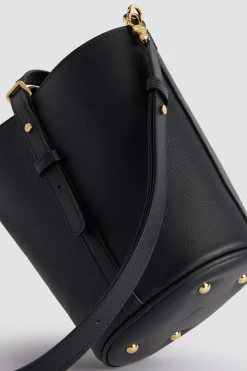 Small JP bucket bag in leather