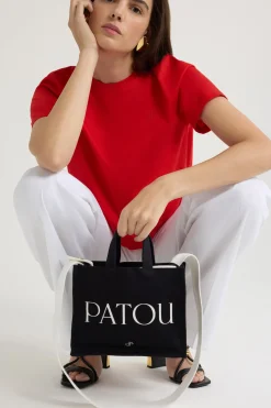Small Patou tote in cotton canvas