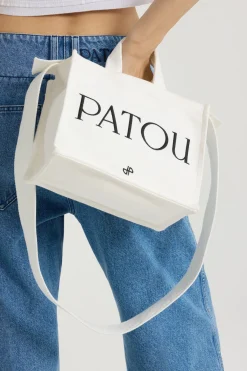 Small Patou tote in cotton canvas