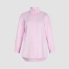 Tailored shirt in organic cotton poplin