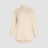Tailored shirt in organic cotton poplin